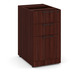  PL166 BOX/BOX/FILE PEDESTAL- Mahogany