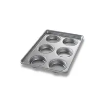Chicago Metallic 41006 12" X 17-5/8" X 2-1/8" Overall Hamburger Bun Pan
