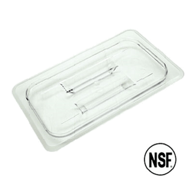 Thunder Group Plpa7160C 1/6-Size Solid Polycarbonate Food Pan Lid
