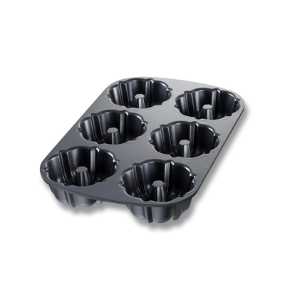 Chicago Metallic 50624 8-15/16" X 13-15/16" Overall Bundtlette Pan