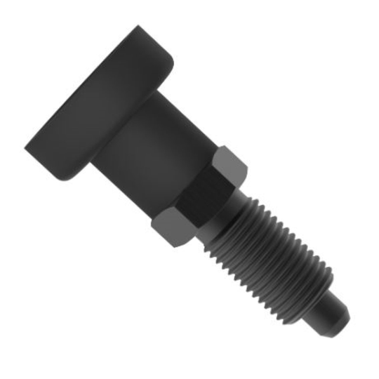 Carr Lane CL-8-HRPK-N Hand-Retractable Plunger, Knob Handle (Non-Locking Type) - Steel
