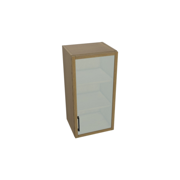 Belmont Glass Door Wall Cabinet Kit - 15”x 30” X 13”