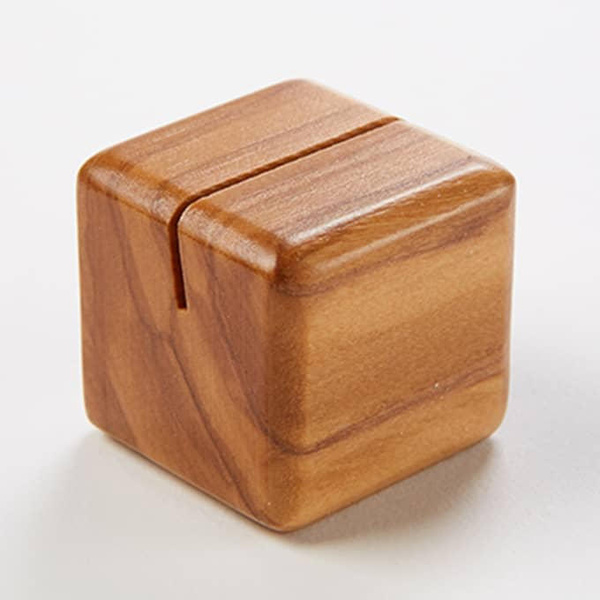 Square Wood Card Holders