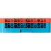 Carlisle RG16-1C412 OptiClean™ 16-Compartment Divided Glass Rack