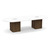 10' Classic Racetrack Conference Table with Cube Base - Modern Walnut