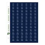 Shoulder Pad ID Adhesive Sticker Sheets