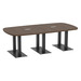 PALAR7636N-BLACK, Arena Conference Table with Palmer Base - Black