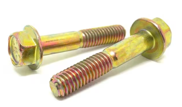 3/8" - 16 X 2 1/2" IFI-111 HEX FLANGE SCREW SAE J429 GR 8 ZINC YELLOW