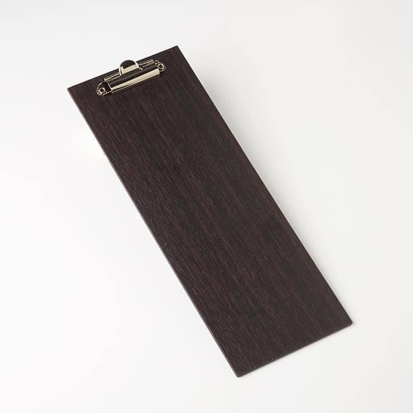 Espresso Wood Clipboard Holders