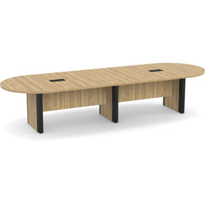 CLPRT3138N - 12 ft. Classic Racetrack Conference Table with Accent Base