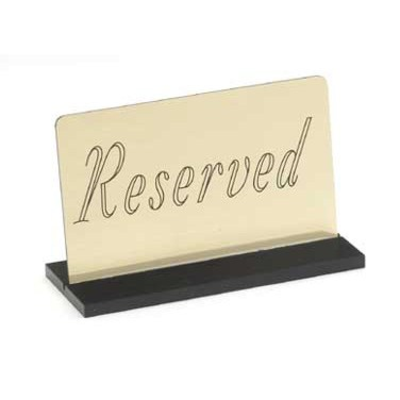 Cal-Mil 956-11 5"W x 3"H Reserved Message Holder