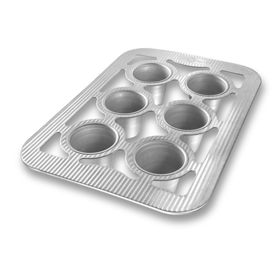 Chicago Metallic 26100 11-1/8" X 15-3/4" Overall USA PAN Popover Pan