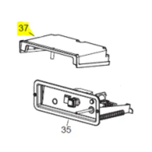 Veloci Heater Replacement Control box cover