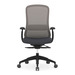 67011- CRESCENT  MID BACK- CHARCOAL