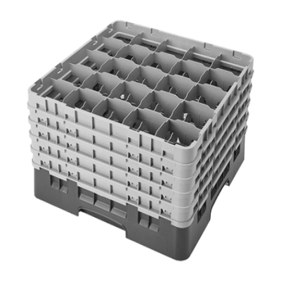 Cambro 25S958416 Camrack Glass Rack with 5 Extenders