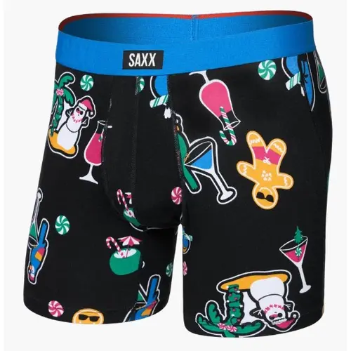 SAXX - Vibe Xtra Super Soft -  Island Holiday-Black