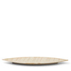 Hazara Leaf Plate White 14.5" x 3.75"