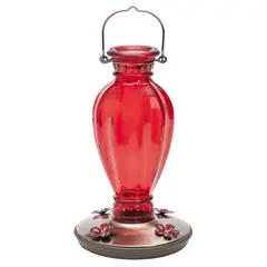 Armstrong Milling Vintage Daisy Vase Hummingbird Feeder