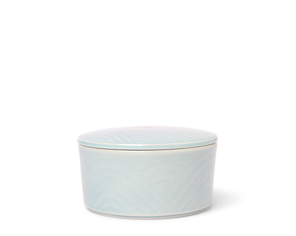 Bowl With Cover Himari Lt Blue