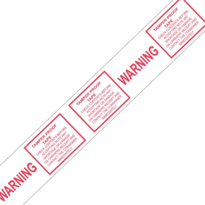 Printed Box Sealing Tape - 48 mm x 66 m - Tamper Proof - Bilingual