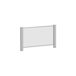 20X42 CLEAR ACR PANEL SILV FRM