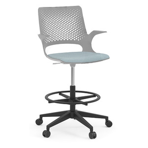 42141- HARMONY DRAFTING STOOL BASE - BLACK (BASE ONLY)