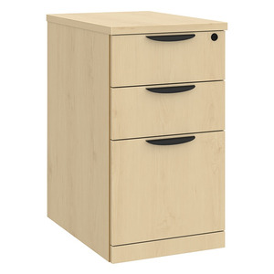 PL248 MOBILE PEDESTAL BOX/BOX/FILE - Maple