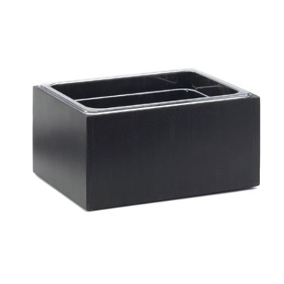 Cal-Mil 475-10-96 10"W x 12"D x 6-1/2"H Midnight Bamboo Ice Housing