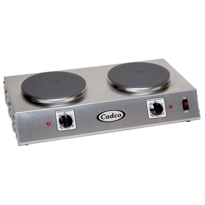 Cadco CDR-2C Portable Hot Plate Countertop