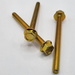M6 - 1 X 70MM DIN 6921 FULLY THREADED HEX FLANGE SCREW 10.9 ZINC TRIVALENT YELLOW