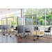 3204 STACKABLE GUEST CHAIR W/ARMS-BLK9106