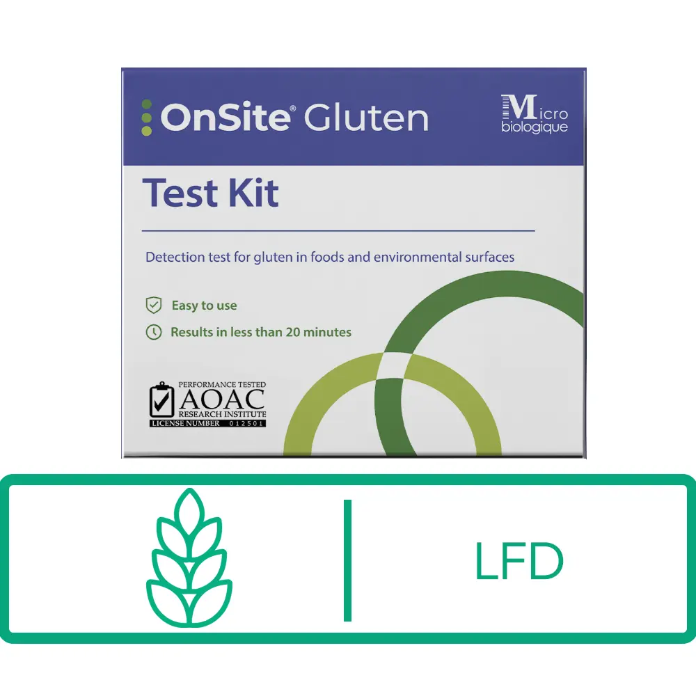 Microbiologique OnSite Gluten Test Kit