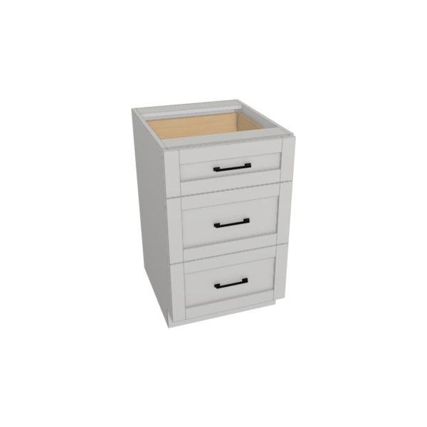 Providence Pure White Box Drawer Base Kit - 21” X 34 1/2”H X 24”D