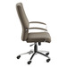 14010CHRBRN7811 - WREN EXECUTIVE CHAIR- Chrome & Brown