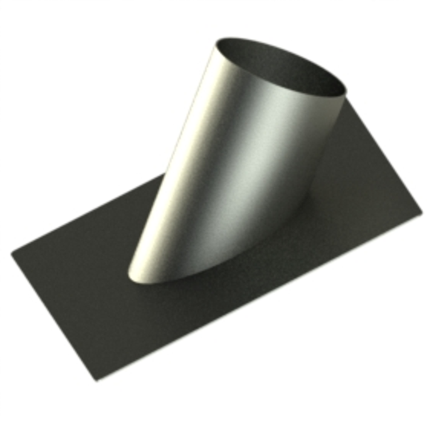 152mm 45 Deg Lead Flash (4lb Lead) - (7" Act to Suit 6" SW or 4" TW)