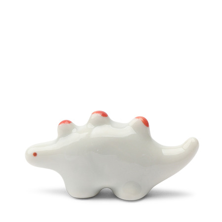 Chopstick Rest Stegosaurus White Red