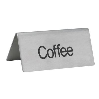 Winco SGN-103 Beverage Tent Sign Coffee 