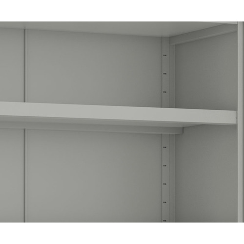 Heavy Duty Metal Storage Cabinet Shelf - Grey