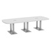 PALAR7637N - 10ft. Arena Conference Table with Brushed Palmer Base