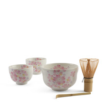 Sakura Matcha Katakuchi Bowl Set