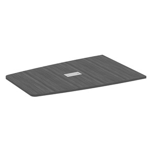 PL238THALF 47"X72" 1/2 BOAT SHAPE TOP ONLY- COASTAL GRAY