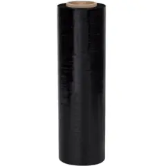 18" X 1500' 80 GAUGE BLACK STRETCH FILM 4 RLS/CS SF188B