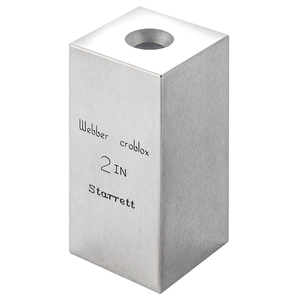 STARRETT SC 2.000 A1 Square Croblox Gage Block - 2.000 In., Grade A1