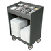 Cambro TC1418191 Tray & Silver Cart Top Compartments Hold Flatwa