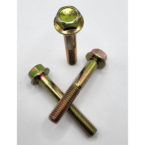 3/8" - 16 X 2 1/2" IFI-111 HEX FLANGE SCREW SAE J429 GR 8 ZINC YELLOW