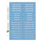 Cubby ID Adhesive Sticker Sheets
