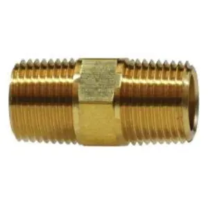 Long Nipple, 1/2-in MNPT x 1/2-in MNPT, 1.81 in, Brass