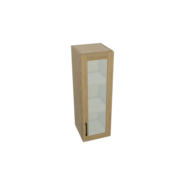Chelsea Glass Door Wall Cabinet Kit - 12”x 36” X 13”
