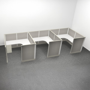 WEBBTYP5 - 53"H, 3-Pod, 6' x 6' Webb Typical - no power