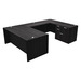 CLAUD1004 Executive U-Shape Typical 71" X 107" Desk- Coastal Grey